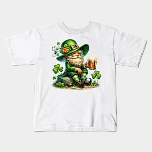 St Patricks Day Leprechaun Kids T-Shirt